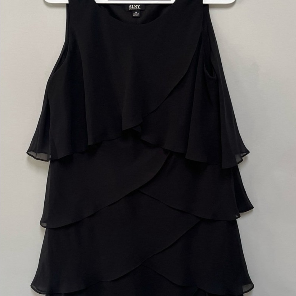 Black Layered Women's Dress